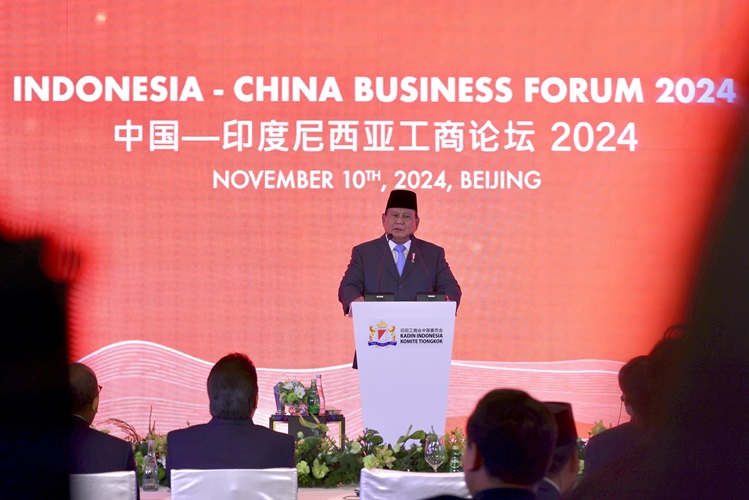 Prabowo di Depan Pengusaha China: Kami Ingin Menjadi Bagian dari Kebangkitan
