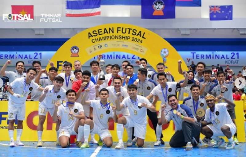 Timnas Futsal Indonesia Juara Piala AFF Futsal 2024, Ketum FFI: Berkat Kerja Keras Tim
