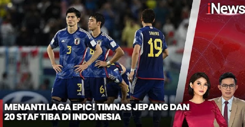 Timnas Jepang Tiba di Indonesia, Siap Jinakkan Garuda