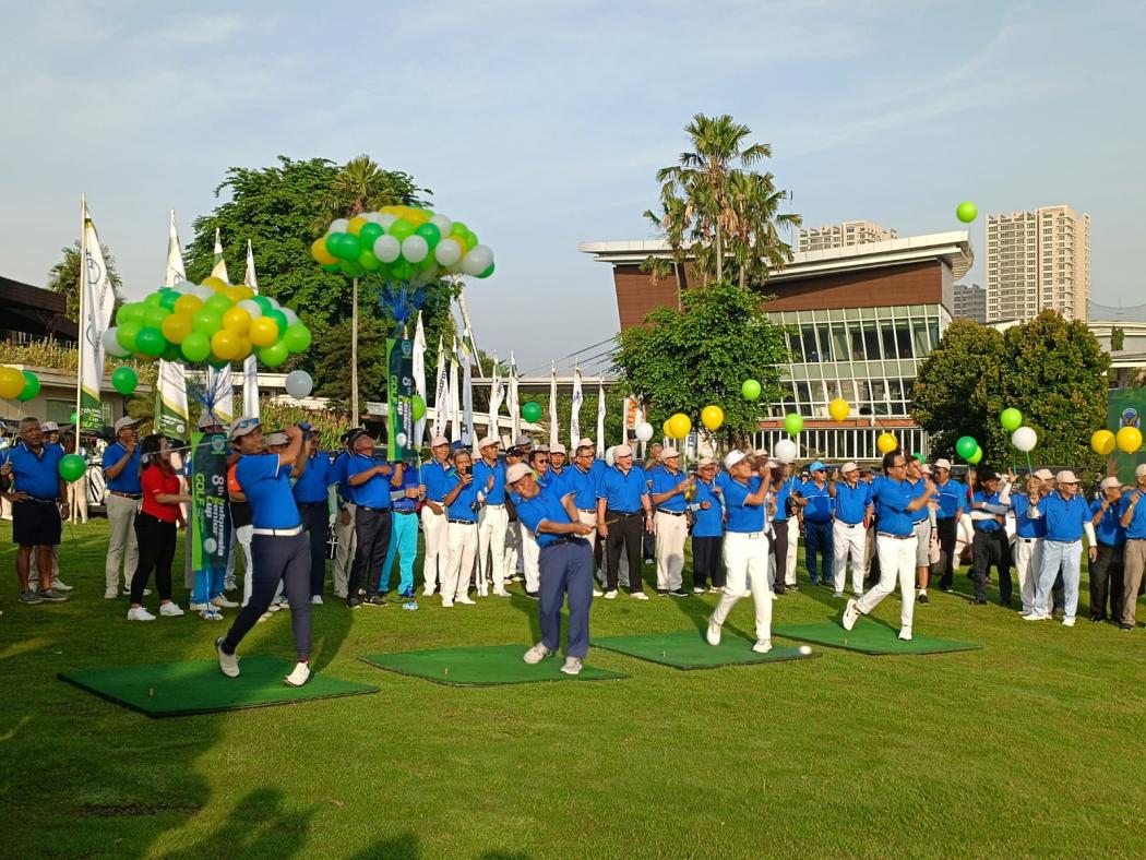 Turnamen 8th Indonesia Senior Cup Jadi Ajang Silaturrahmi Para Pegolf Senior
