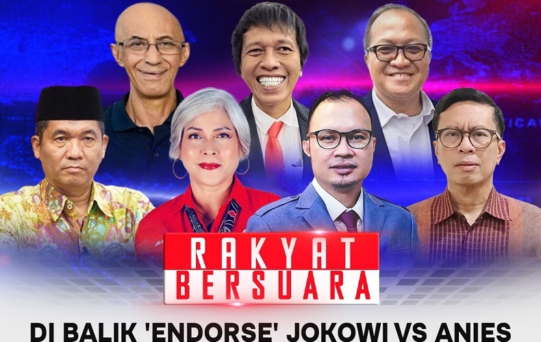 Rakyat Bersuara Malam Ini: Di Balik Endorse Jokowi Vs Anies, Hanya di iNews