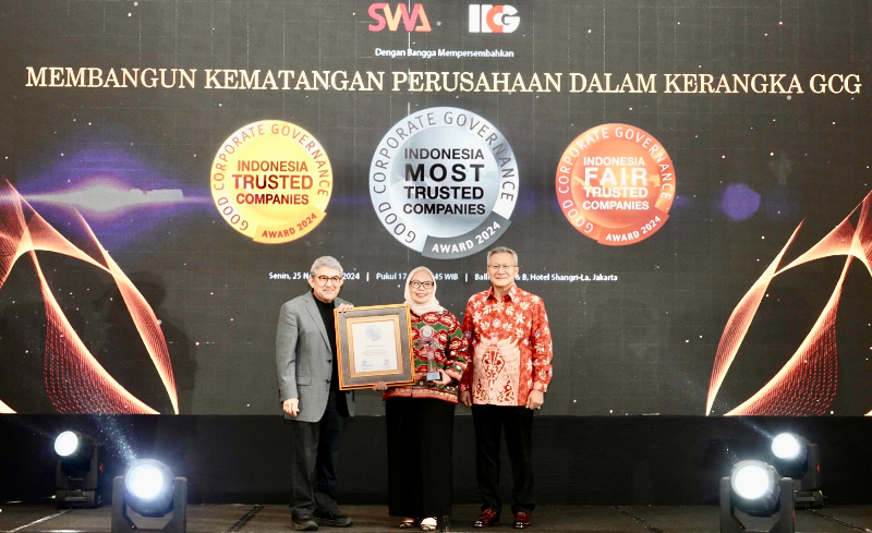 TASPEN Raih The Most Trusted Company pada Ajang Good Corporate Governance Award 2024