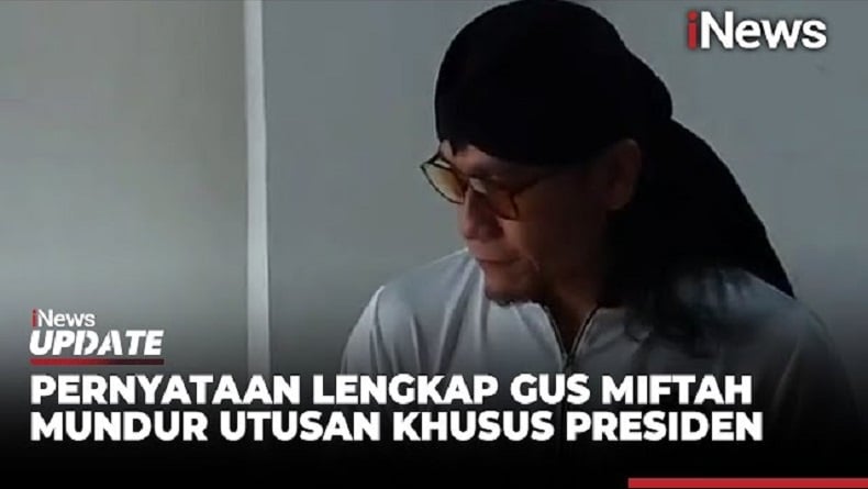 Ekspresi Gus Miftah Umumkan Mundur Dari Utusan Khusus Presiden