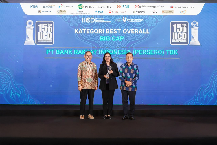 BRI Raih 2 Penghargaan di Ajang The 15th IICD Corporate Governance Award