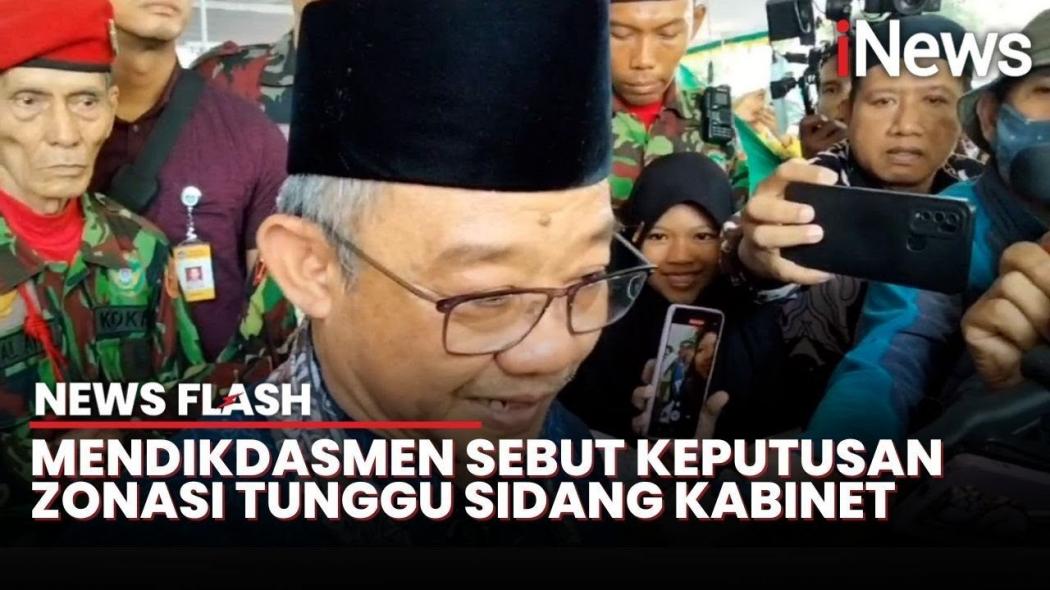 Mendikdasmen Abdul Mu'ti: Sistem Zonasi Tunggu Sidang Kabinet
