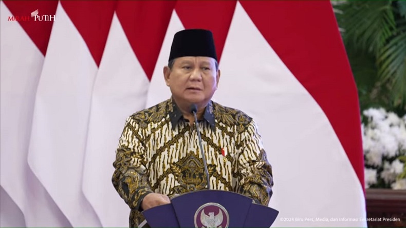 Prabowo Minta Semua Stasiun TV Putar Lagu Indonesia Raya Setiap Pagi