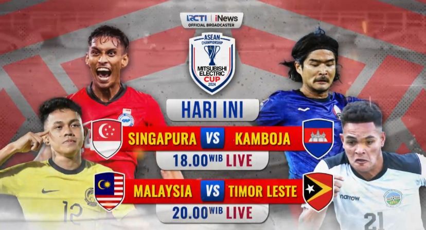 Live di iNews! Saksikan Timnas Malaysia vs Timor Leste dalam Lanjutan Piala AFF 2024