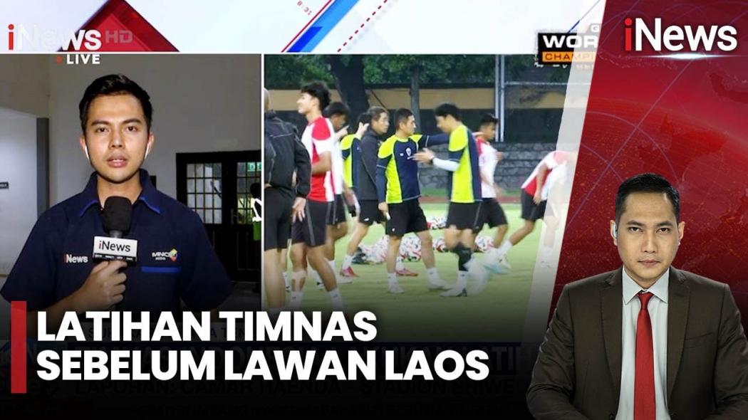 Video Persiapan Timnas Indonesia jelang Lawan Laos Besok