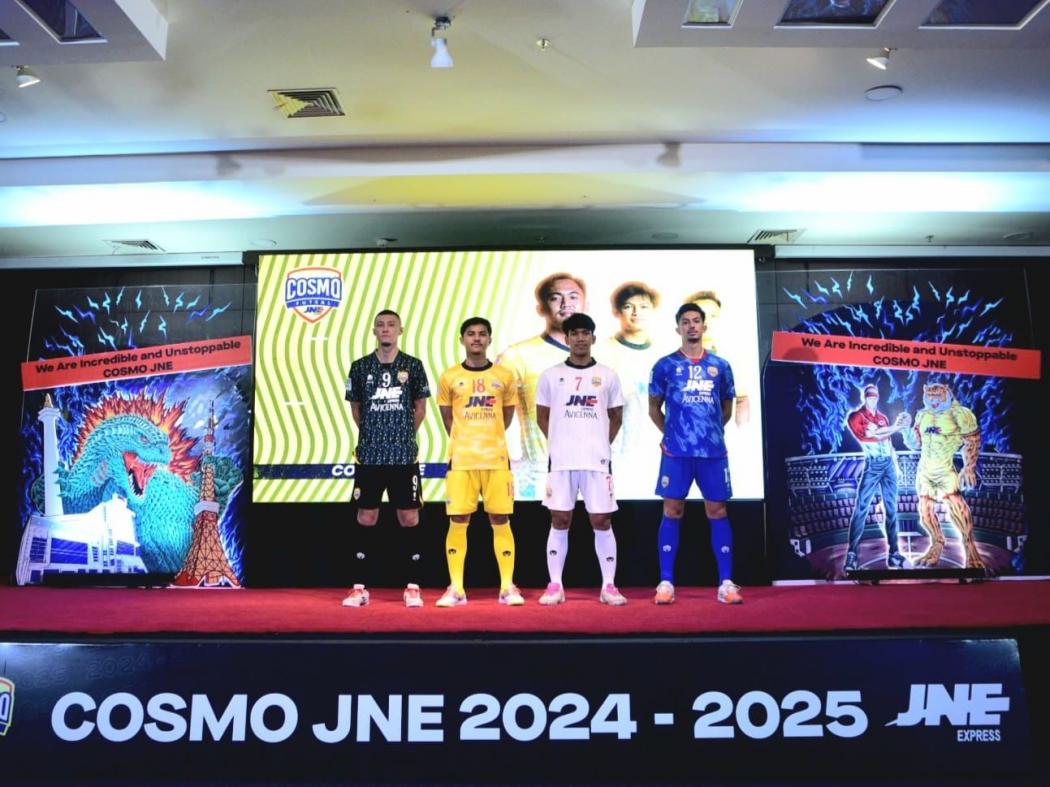 Cosmo JNE Rilis Skuad dan Jersey untuk Liga Futsal Profesional, Ini Penampakannya 