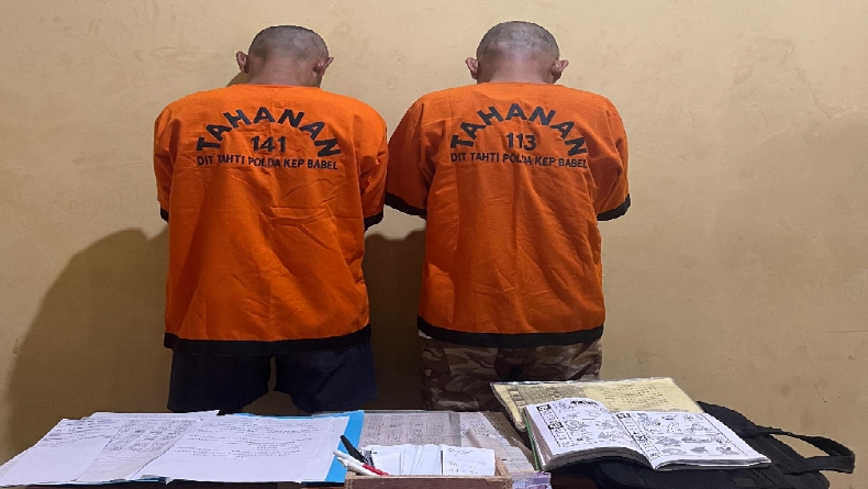 Polisi Bongkar Praktik Judi Togel di Pangkalpinang, 2 Pelaku Diamankan