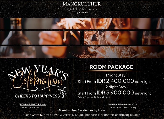 Rayakan Natal dan Tahun Baru di Mangkuluhur Residences by Lorin, Ada Promo Menarik!