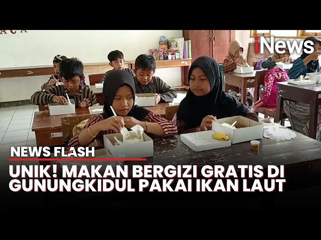 Uji Coba Makan Bergizi Gratis di Gunungkidul Pakai Menu Ikan Cakalang