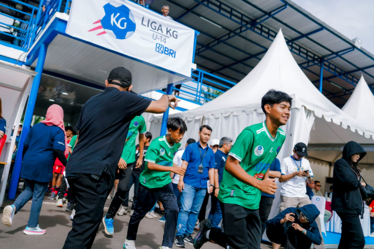 Dukung Pembinaan Sepak Bola Usia Muda, BRI Jadi Sponsor Utama LKG U-14