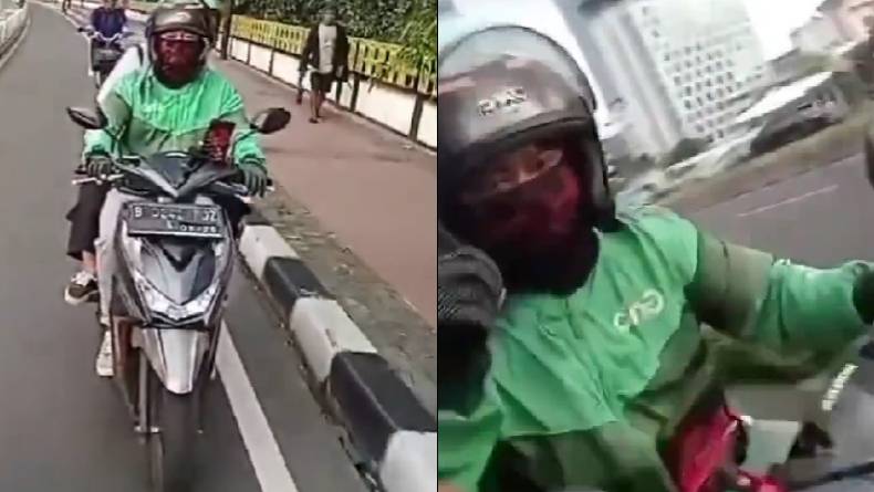 Viral Pesepeda Ditendang Driver Ojol hingga Jatuh di Sudirman, Polisi Turun Tangan