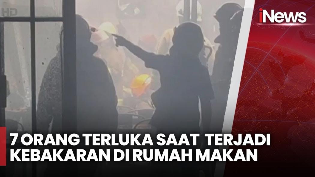 Tabung LPG Meledak, Rumah Makan di Bandung Ludes Terbakar Lukai 7 Orang