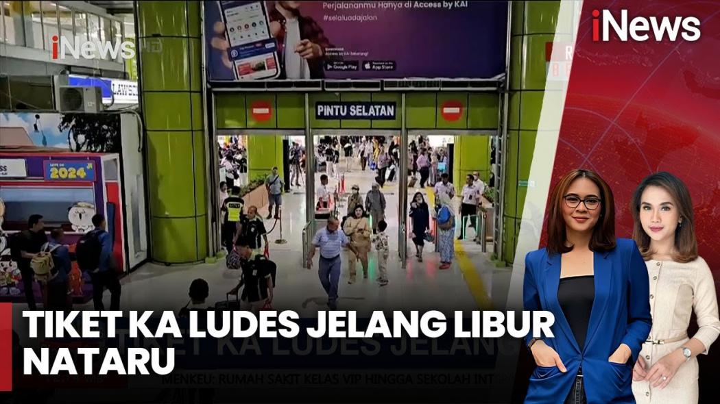 290.000 Tiket Kereta Api Ludes Terjual jelang Libur Natal dan Tahun Baru