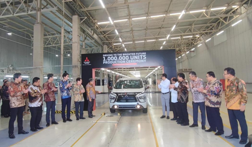Mitsubishi Catat Sejarah Produksi 1 Juta Unit Mobil di Indonesia