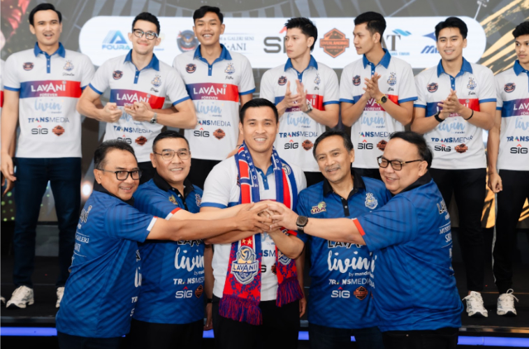 Gandeng Bank Mandiri, Jakarta LavAni Livin’ Transmedia Siap Gebrak Proliga 2025