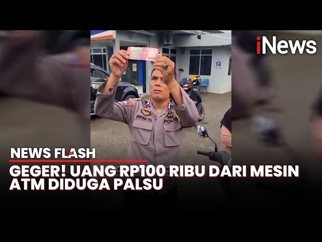 Heboh Emak-Emak di Sulsel Tarik Uang Rp100.000 dari ATM Diduga Palsu