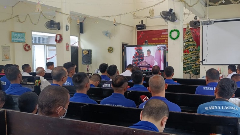 Hari Raya Natal, 43 Napi Lapas Cikarang Bekasi Terima Remisi