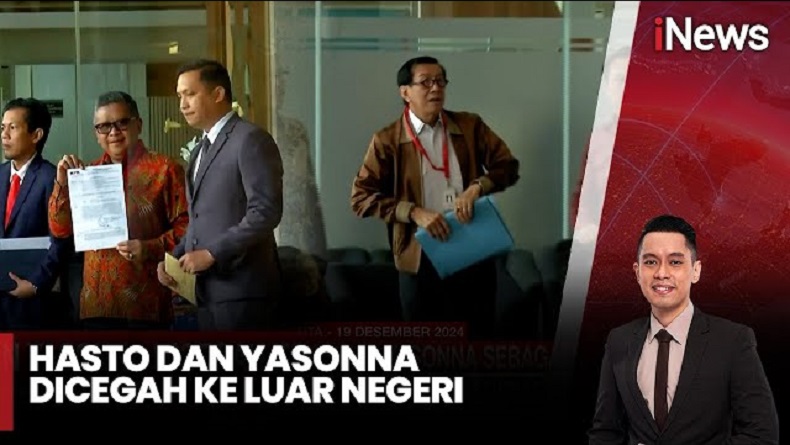 Nasib Hasto dan Yasonna, 2 Elite PDIP Dicegah ke Luar Negeri oleh KPK