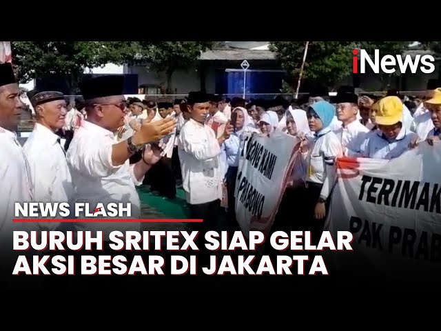 Tolak Status Pailit, 10.000 Buruh Sritex bakal Demo ke Jakarta