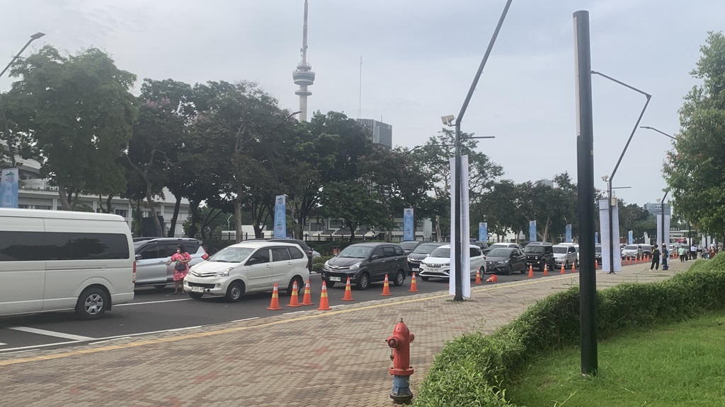 GBK Mulai Dipadati Pengunjung jelang Perayaan Natal Nasional 2024 Sore Ini