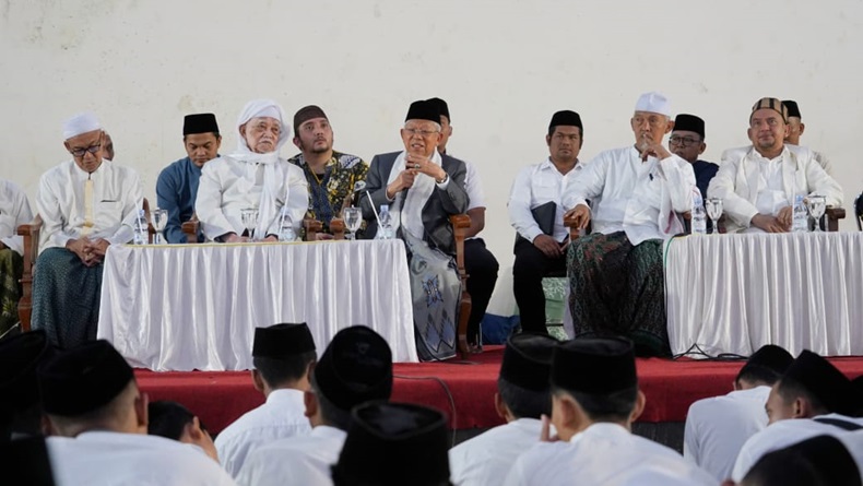 Ma'ruf Amin di Hadapan Kiai dan Santri Lirboyo: Kita Satukan Gerakan!