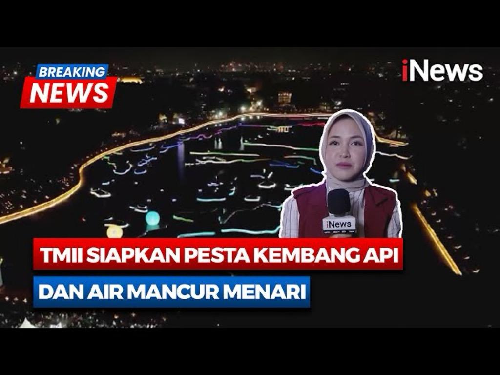 Antusiasme Warga Rayakan Pergantian Tahun Baru di TMII   