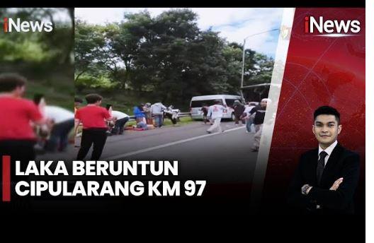 Kecelakaan Beruntun Truk Batu Bara Tabrak 4 Kendaraan di Tol Cipularang, 2 Luka