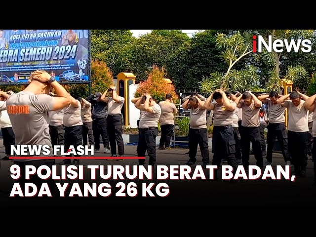 60 Polisi Gendut di Trenggalek Diet Ketat, Ada yang Turun hingga 26 Kg!