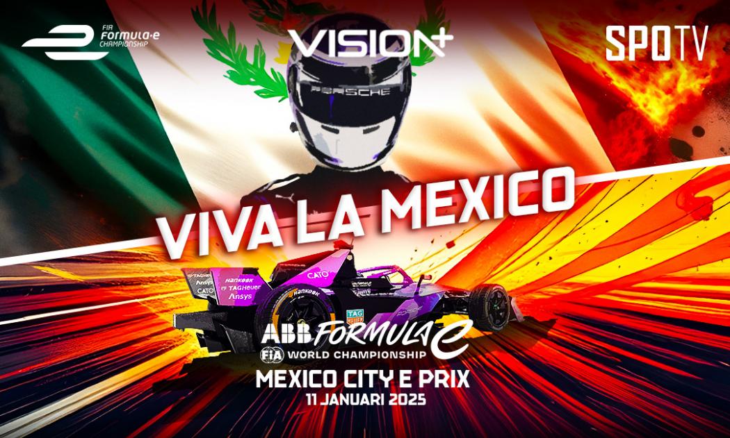 Link Live Streaming Formula E Mexico City 2025, Saksikan di Vision+