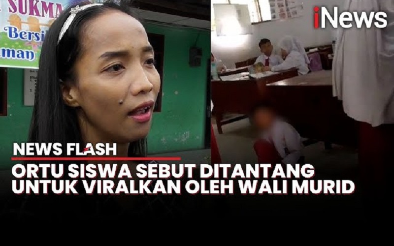 Pengakuan Ibu Siswa SD di Medan Dihukum di Lantai gegara SPP Nunggak: Saya Videokan karena Ditantang Gurunya!