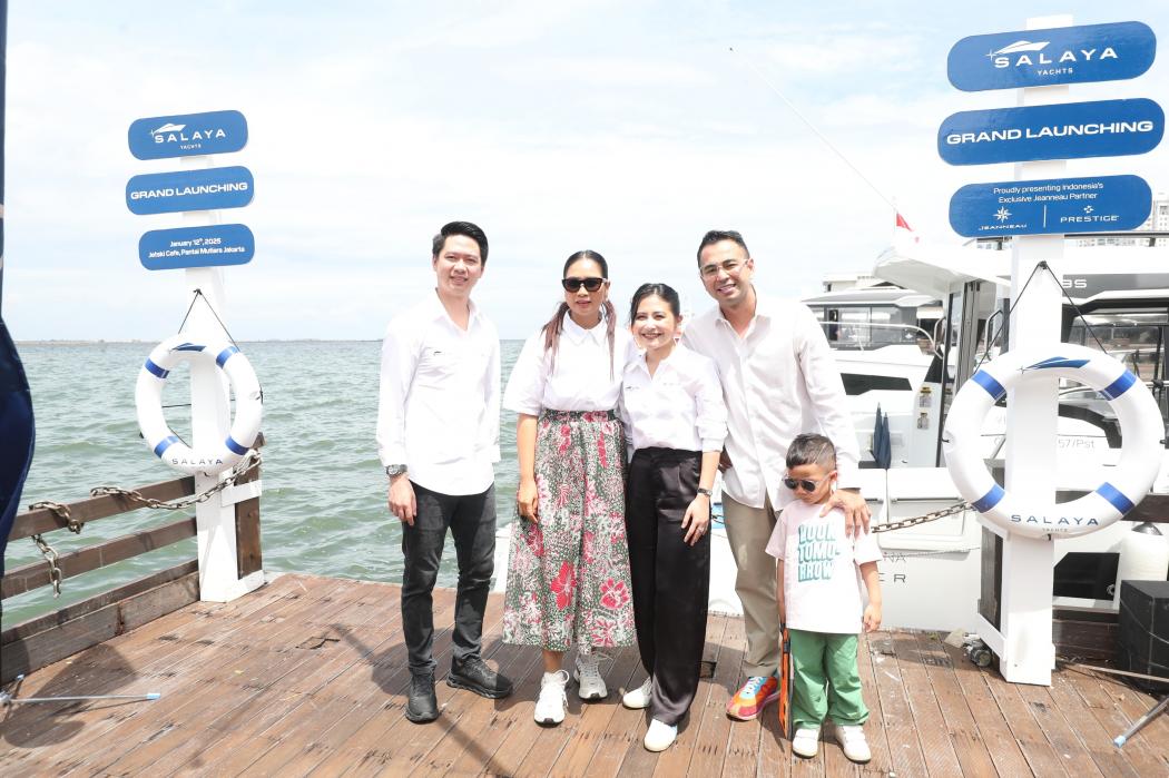 Kevin Sanjaya dan Prilly Latuconsina Luncurkan Salaya Yacht, Siap Perkuat Pariwisata Maritim Indonesia