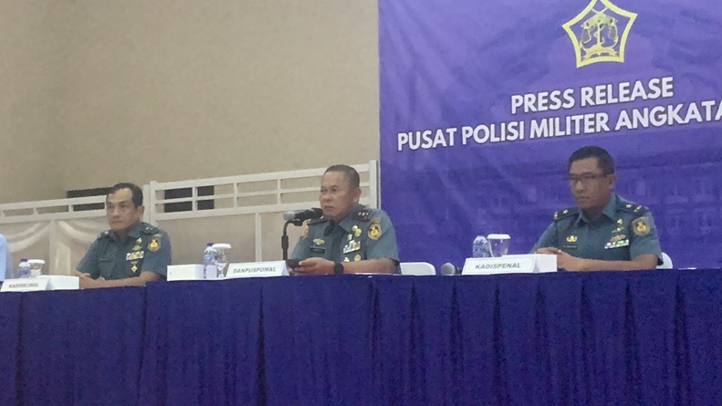 Puspomal Serahkan 3 Tersangka Kasus Penembakan Bos Rental Mobil ke Oditur Militer