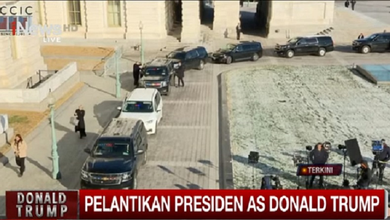 Suasana Terkini Jelang Pelantikan Trump, Suhu Dingin Selimuti Washington