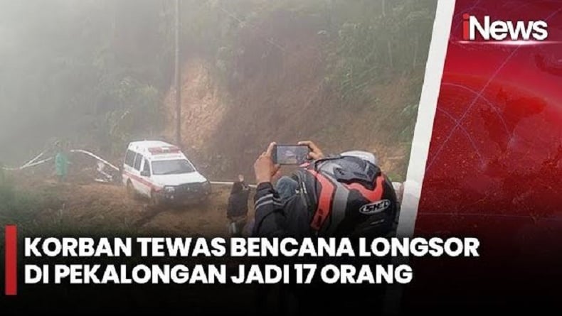 Korban Longsor Pekalongan, 17 Orang Tewas 9 Hilang hingga Ratusan Jiwa Mengungsi