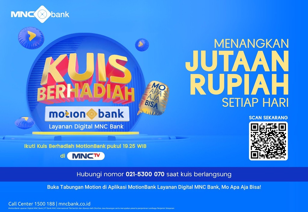 Kini Giliran Kamu Menang Bersama Kuis Berhadiah MotionBank, Yuk Ikutan!