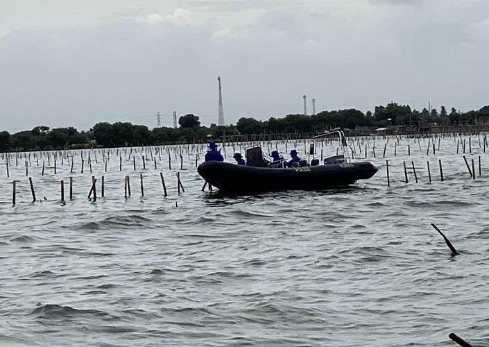 Polairud Polda Metro Targetkan Bongkar 300 Meter Pagar Laut di Tangerang per Hari