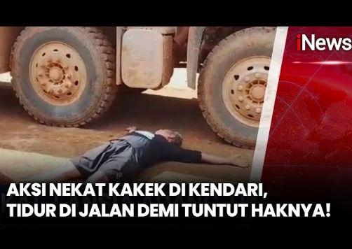 Viral Lansia di Konawe Selatan Adang Truk Perusahaan Tambang demi Pertahankan Tanah