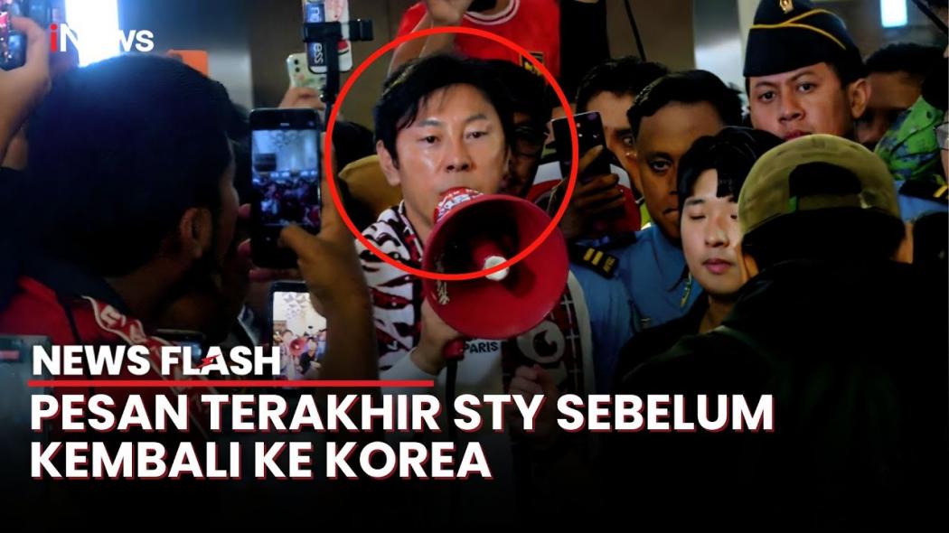 Momen Shin Tae-yong Sampaikan Pesan Terakhir sebelum Tinggalkan Indonesia