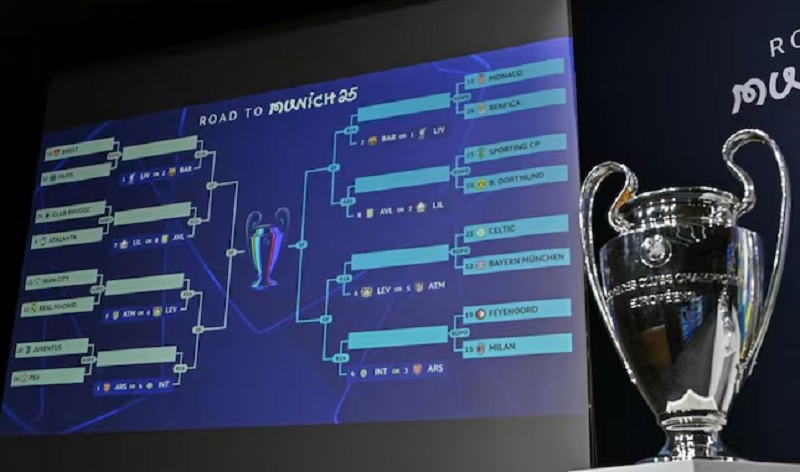 Link Live Streaming Drawing 16 Besar Liga Champions 2024-2025 Malam Ini