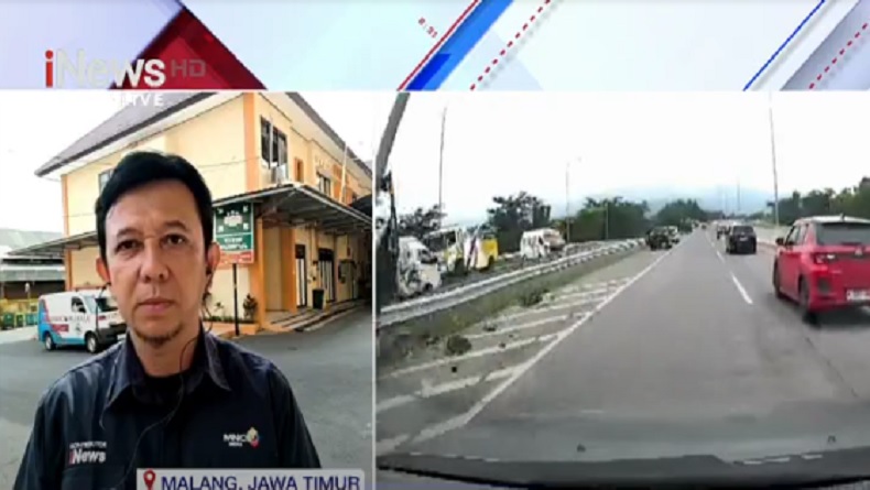 Bus Brimob Kecelakaan di Tol Pandaan-Malang, 2 Orang Tewas