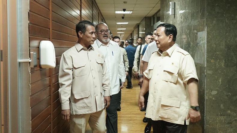 Prabowo Sidak ke Kementan, Tegaskan Tak Main-main soal Swasembada Pangan