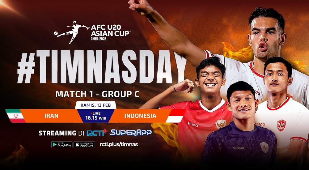 Cara Nonton Live Streaming Timnas Indonesia U-20 Vs Iran di Piala Asia U-20 2025, Gampang Banget!