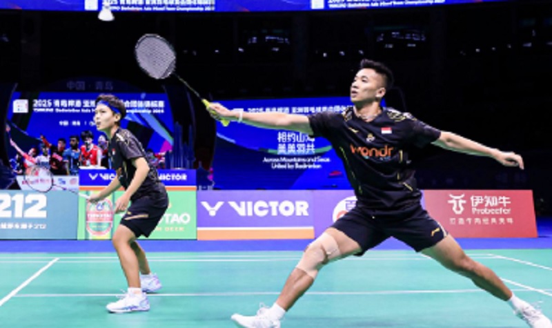 Dejan/Fadia Berpeluang All-Indonesian Final di Taipei Open 2025 usai Kalahkan Wakil Jepang 