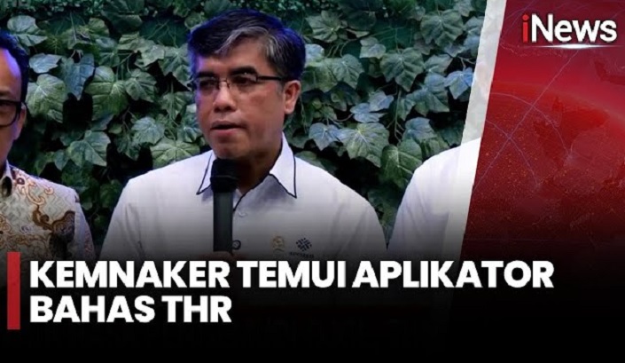 Ratusan Ojol Demo di Kemnaker, Desak Aturan THR