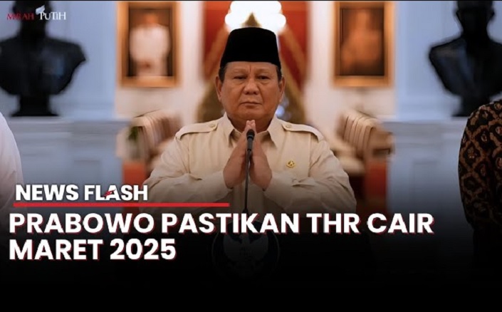 Prabowo: THR ASN dan Pekerja Swasta Cair Maret 2025