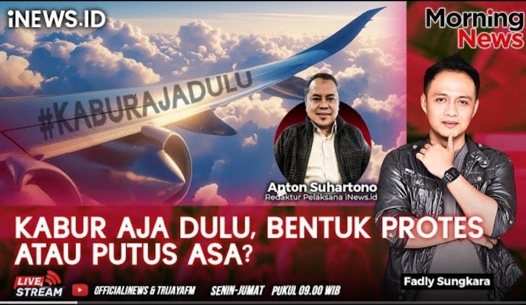 Tagar #KaburAjaDulu, Bentuk Protes atau Putus Asa? Simak di Morning News 