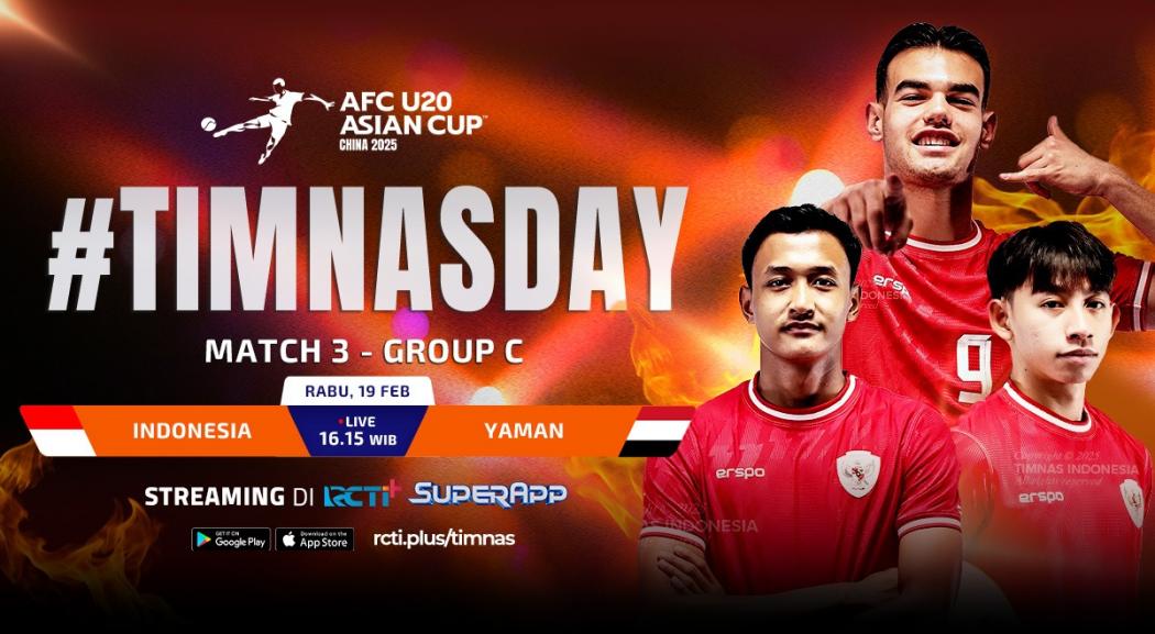 Jadwal Siaran Langsung dan Link Live Streaming Timnas Indonesia U-20 vs Yaman U-20